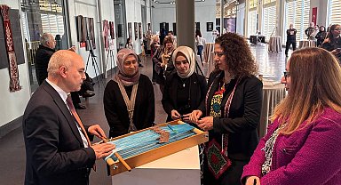 Kocaeli'de geleneksel motifler dokuma sanatıyla hayat buldu