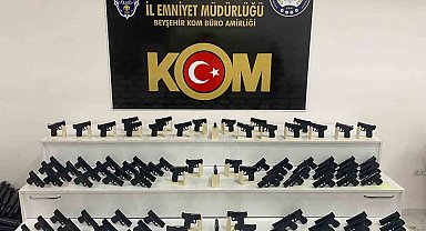 Konya polisinden silah kaçakçılarına operasyon