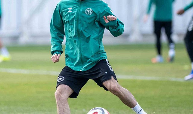Konyaspor, Eyüpspor maçı hazırlıklarını sürdürüyor