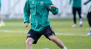 Konyaspor, Eyüpspor maçı hazırlıklarını sürdürüyor