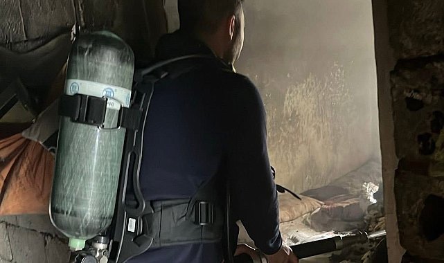 Kurtalan'da ev yangını