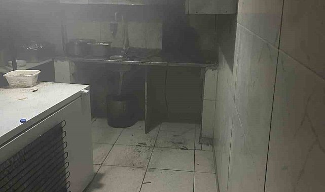 Kurtalan'da yemek işletmesinde yangın
