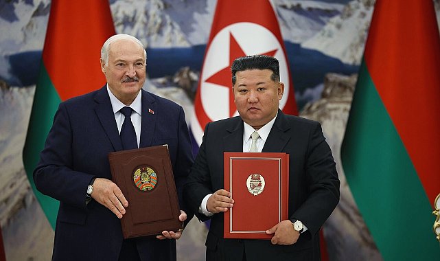 Kuzey Kore ve Belarus liderleri, "Dostluk ve İşbirliği Anlaşması" imzaladı
