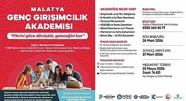 Malatya Genç Girişimcilik Akademisi 28 Mart'ta başlıyor
