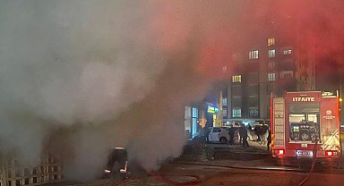 Malatya'da konteyner yangını