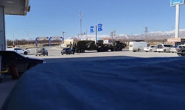 Malatya'ya konuşlandırılacak patriot için sevkiyatlar sürüyor