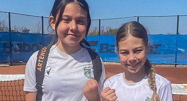 Manavgat Belediyesi Tenis Kulübü sporcularından derece