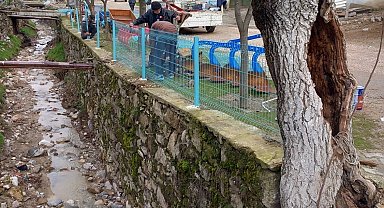 Manisa'da tehlike arz eden dereler güvenli hale getiriliyor