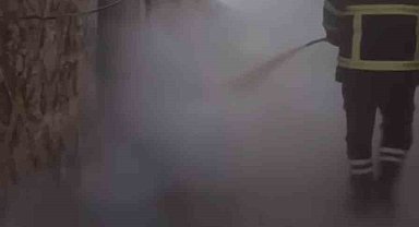 Mardin'de evdeki tüp yangını paniğe neden oldu