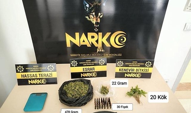 Mardin'de uyuşturucu operasyonu: 2 gözaltı