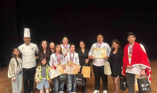 Marmarisli öğrenciler uluslararası gastronomi yarışmasında madalyaları topladı