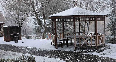 Mart ayında Elazığ'a kar sürprizi