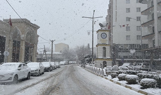 Mazıdağı'nda mart ayında kar yağışı etkili oldu