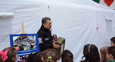 Miniklere afet bilinci aşılandı