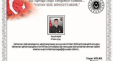 MSB duyurdu: Ağrı'daki kazada 1 asker şehit oldu