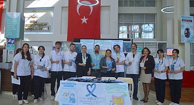 Muğla'da kolorektal kanser için bilgilendirme yapıldı