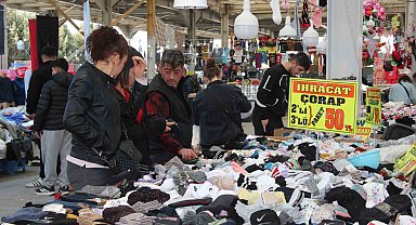 Muğlaspor yararına düzenlenen panayıra vatandaşlar ilgi gösterdi