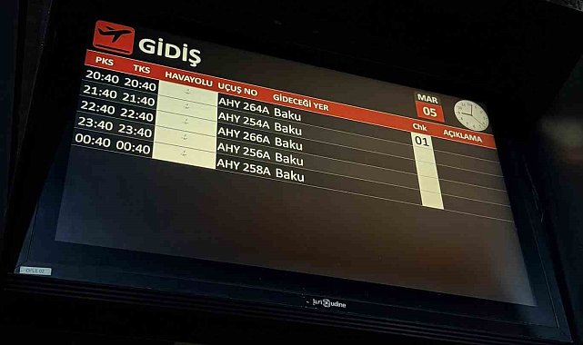 Nahçıvan havalimanına saldırı sonrası Bakü-Nahçıvan uçak seferleri Iğdır'a yönlendirildi
