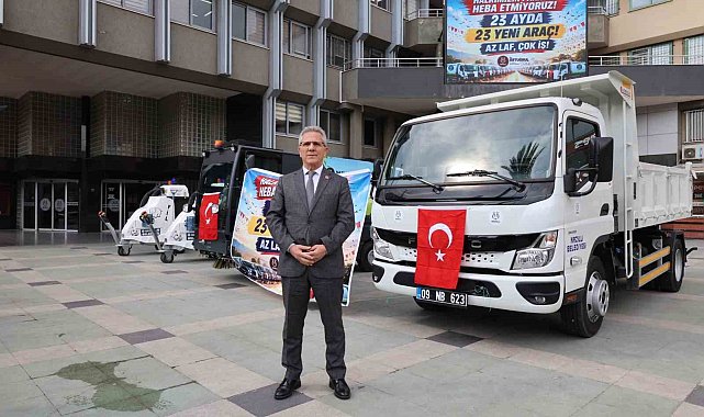 Nazilli Belediyesi'nden 23 ayda 23 yeni araç