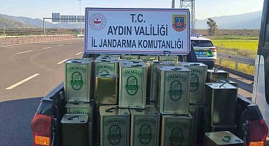 Nazilli'de 1 milyon TL değerinde taklit zeytinyağı ele geçirildi