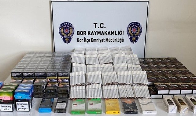 Niğde'de kaçak tütün operasyonu: 1 gözaltı