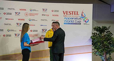 Niğdeli cimnastikçiler Dünya Kupası heyecanını yerinde yaşadı