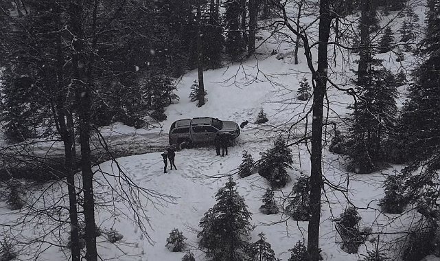 Off-Road tutkunları karla buluştu