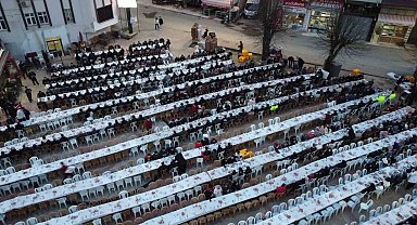 Ordu'da bin 500 kişi iftar sofrasında buluştu