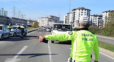 Ordu'da bir haftada 18 binden fazla araç ve sürücüsü denetlendi