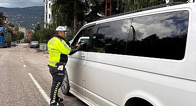 Ordu'da bir haftada 9 binden fazla araç ve sürücüsü denetlendi