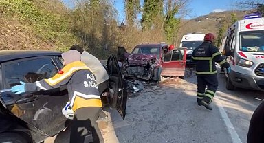 Ordu'da trafik kazası: 6 yaralı