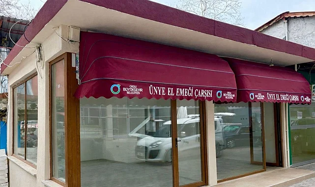 Ordu'da El Emeği Çarşısı modern hale getirildi