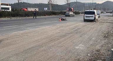 Otomobil ile çarpışan motosikletin sürücüsü hayatını kaybetti