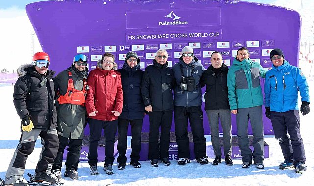 Palandöken'de FIS SBX Snowboard Dünya Kupası zirvesi