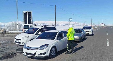 Patnos'ta bayram öncesi trafik denetimleri artırıldı