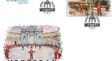 PTT'den 'mehteran' temalı ilkgün zarfı