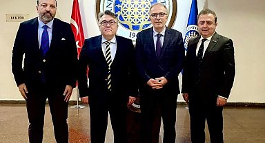 Rektör Özölçer'den Ankara Üniversitesi Rektör Yardımcısı Uzun'a Hayırlı Olsun ziyareti