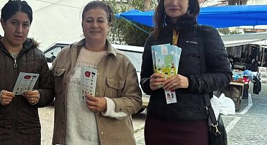 Sağlıkçılardan pazar yerinde obezite farkındalığı