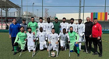 Şahinbey Ampute futbol takımı Türkiye Kupası'nda çeyrek finalde