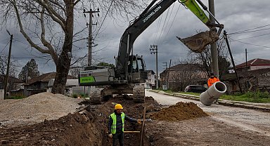 Sakarya Karakamış'a 3 bin 500 metrelik yağmursuyu hattı