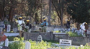 Sakarya'nın 16 ilçesindeki mezarlıklar bayrama hazırlanıyor