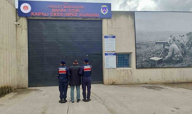 Samsun'da 18 yıl hapis cezası bulunan firari jandarma operasyonuyla yakalandı