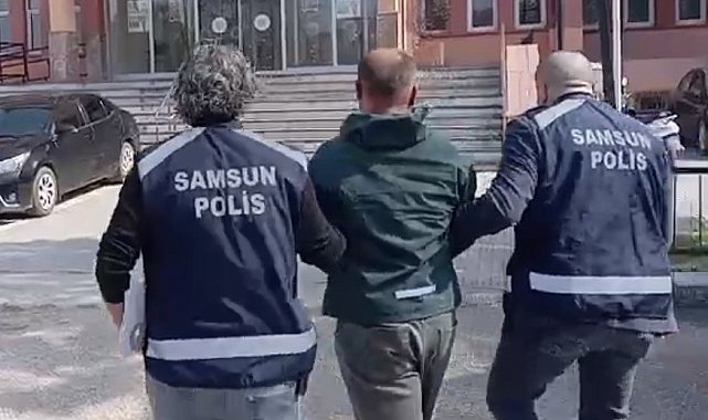 Samsun'da 23 yıl 8 ay hapis cezası bulunan şahıs yakalandı