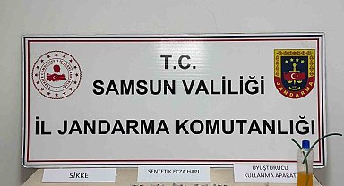 Samsun'da jandarma uyuşturucu ve kaçak ürün ele geçirdi