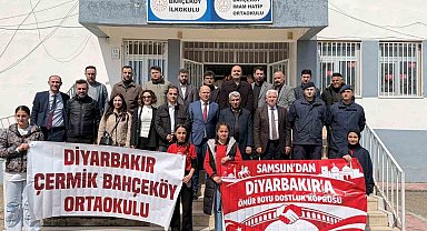 Samsun'dan Diyarbakır'a uzanan gönül köprüsü oyun parkıyla taçlandı