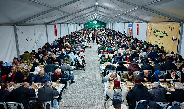 Samsun'da iftar çadırlarına yoğun ilgi