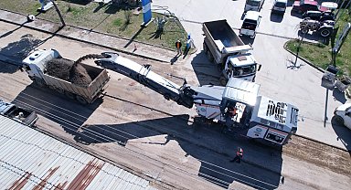 Sanayi sitesinin 10 yıllık yol sorunu bitiyor