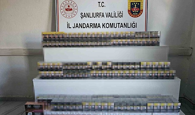 Şanlıurfa'da kaçakçılık operasyonunda binlerce ürün ele geçirildi