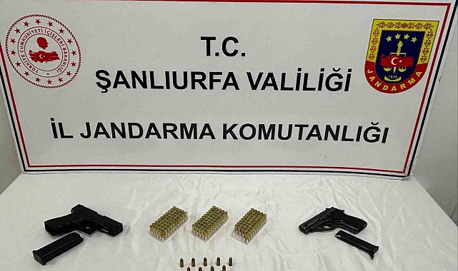 Şanlıurfa'da ruhsatsız silah operasyonu:2 gözaltı
