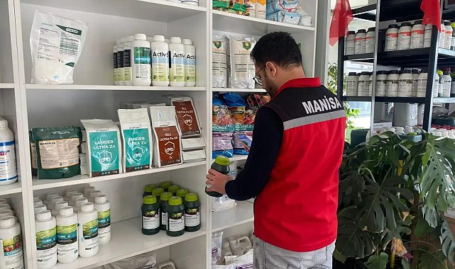 Sarıgöl'de gübre ve zirai ilaç satış noktaları denetlendi